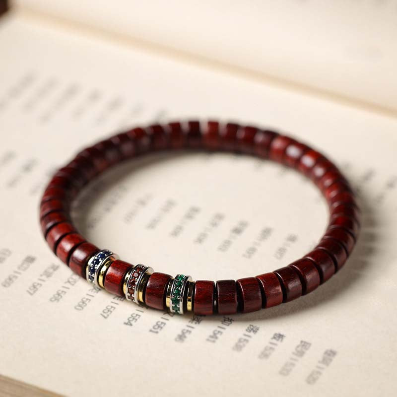 Straight Cut Sandalwood Peace and Tranquility Bracelet