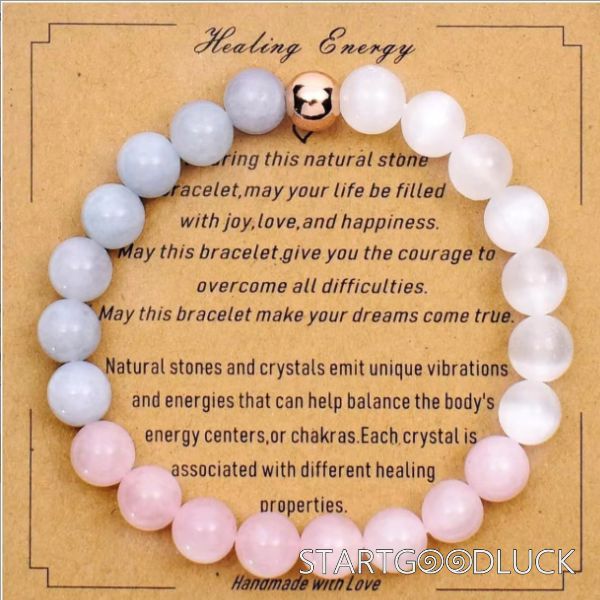 Strong Healing Crystal Braceket | Natural Stone Bracelet | The Best Gift For Family