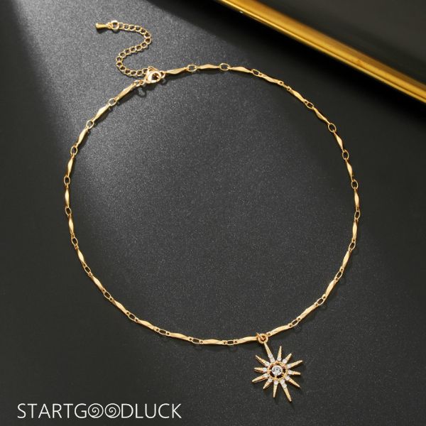 Sunshine pendant Necklace - Fashion Statement Jewelry for Women