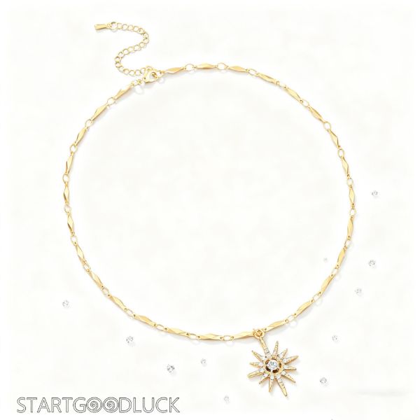 Sunshine pendant Necklace - Fashion Statement Jewelry for Women