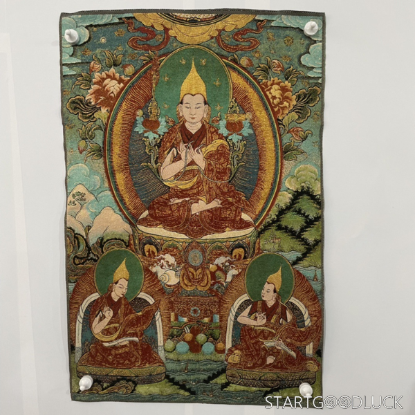 Thangka Painting | Embroidered Tibetan Buddhist Masters: Wisdom Lineage & Guidance