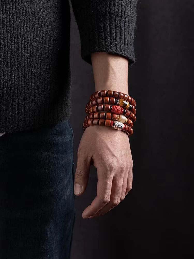 Tibetan Yak Bone Calming Bracelet: Ground Spirit, Quiet Mind