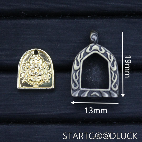 Tibetan Buddhist Amulet | Copper Yellow Jambhala: Wealth Attraction & Protective Blessing (Blessed by Senior Monks)