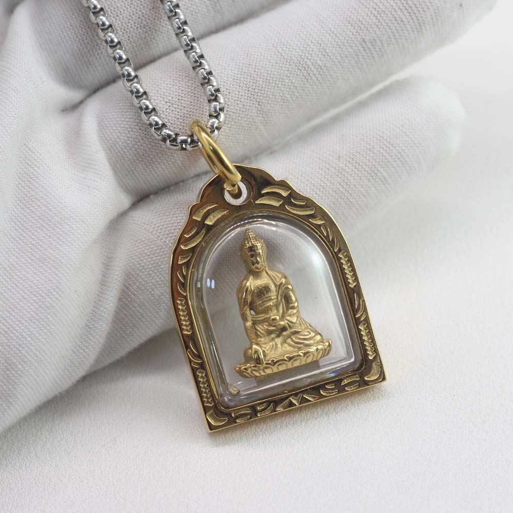 Tibetan Buddhist Amulet | Shakyamuni Buddha: Peace Protection & Enlightenment Guidance (Blessed by Senior Monks)