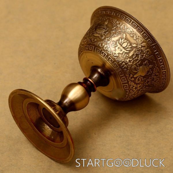 Tibetan Butter Lamp Offering | Exquisite Tibetan Patterns Decoration