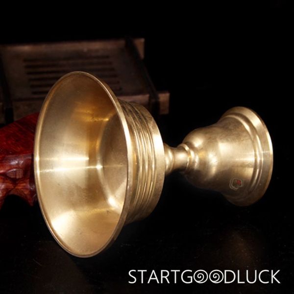 Tibetan Butter Lamp Offering | Simple-style Copper Lamp Offering