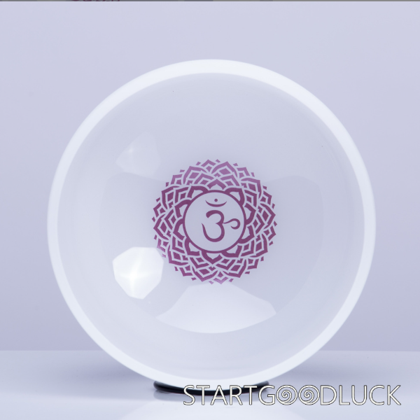 Tibetan Crystal Singing Bowls Handmade Seven-Color | Mental Healing