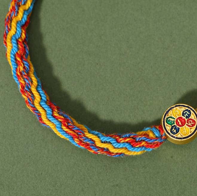 Tibetan Handmade Reincarnation Bracelet: Grants Wishes, Calms Mind & Attracts Prosperity