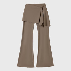 Two-Piece Yoga Pants Women's Micro-flared Fitness Long Pants