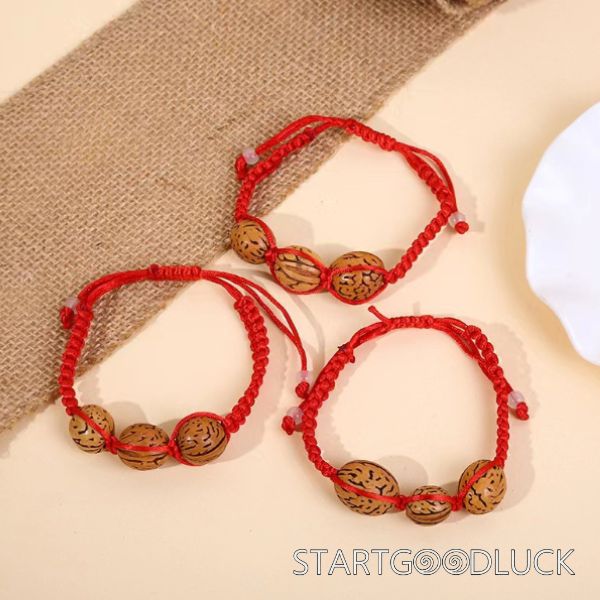Walnut Red String Bracelet | Eliminate Evil Bracelet | Suitable For Everyone