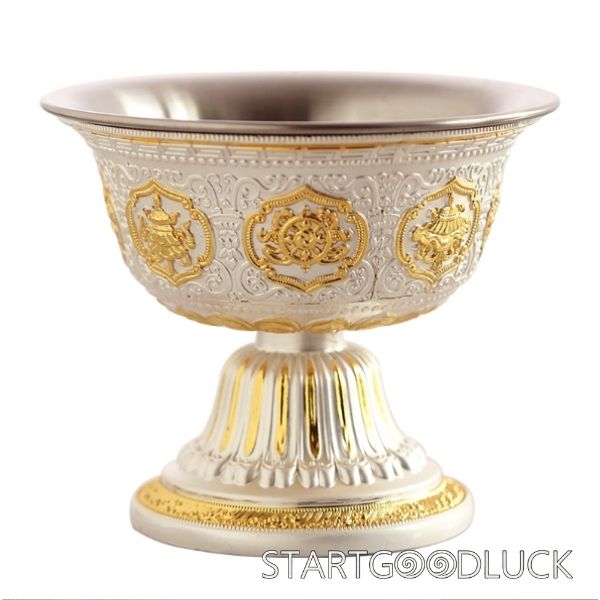 Water Offering | Chinese-style Clouds Pattern cup