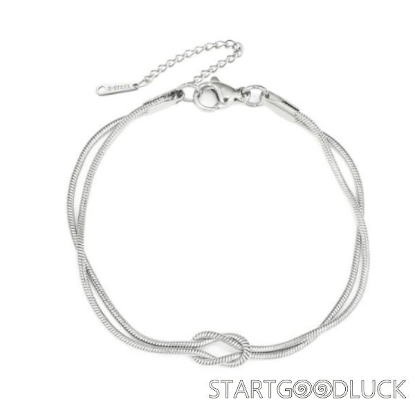 Women Gold Plated Bracelet |Gold Knot Bracelet