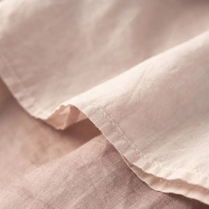 Women Solid Color Artistic Retro Cotton and Linen Skirt with Elastic Waist Mid-Length Skirts