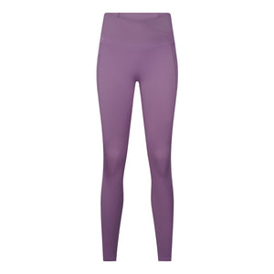 Women Solid Color Yoga Sports Style Nylon & Spandex High Waist Fitness Leggings