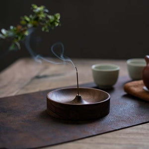 Wooden Incense Stick Holder - Minimalist Incense Burner for Home Decor & Aromatherapy