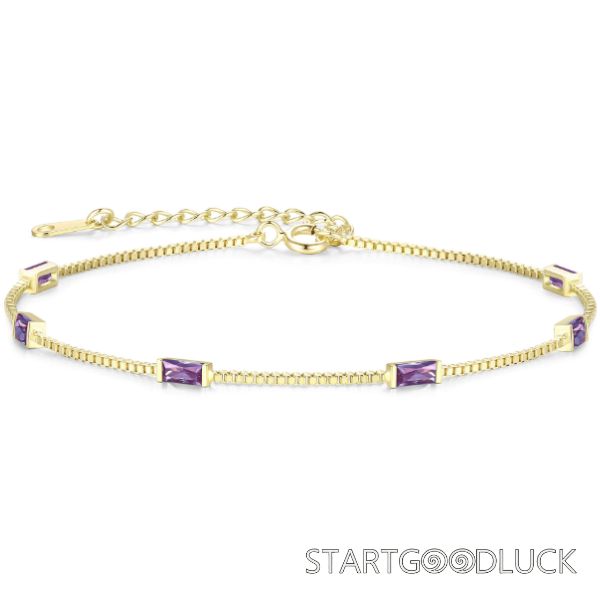 Zircon Bracelet | Plated Gold Zircon Bracelet For Women | Best Birthday Present