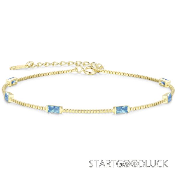 Zircon Bracelet | Plated Gold Zircon Bracelet For Women | Best Birthday Present