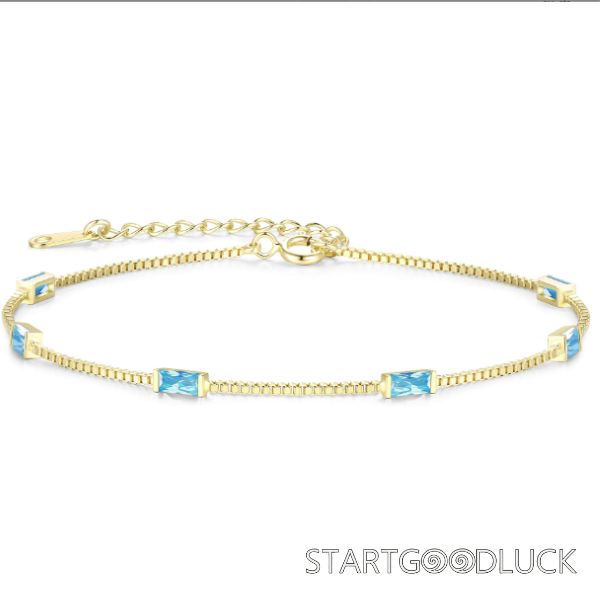 Zircon Bracelet | Plated Gold Zircon Bracelet For Women | Best Birthday Present