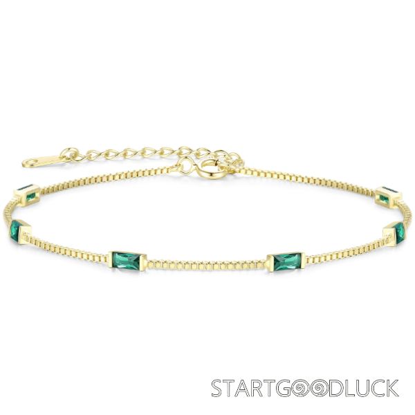 Zircon Bracelet | Plated Gold Zircon Bracelet For Women | Best Birthday Present