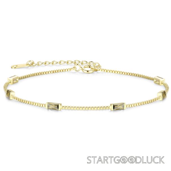 Zircon Bracelet | Plated Gold Zircon Bracelet For Women | Best Birthday Present