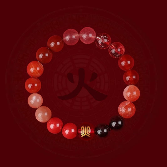 Five - Elements Agate Bracelet: Balance Your Life with Ancient Wisdom