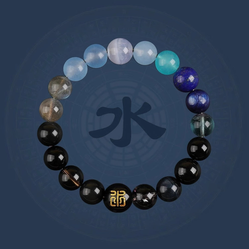 Five - Elements Agate Bracelet: Balance Your Life with Ancient Wisdom