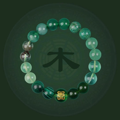 Five - Elements Agate Bracelet: Balance Your Life with Ancient Wisdom