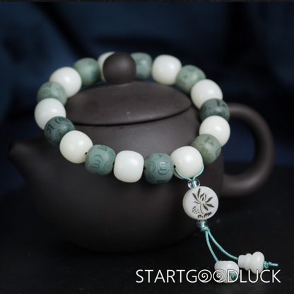 Bodhi Beads Bracelet | Six-Syllable Mantra Bracelet | Quiet Your Mind | Original Design