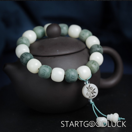 Bodhi Beads Bracelet | Six-Syllable Mantra Bracelet | Quiet Your Mind | Original Design