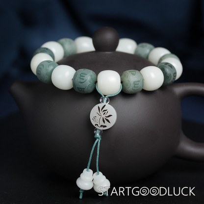 Bodhi Beads Bracelet | Six-Syllable Mantra Bracelet | Quiet Your Mind | Original Design