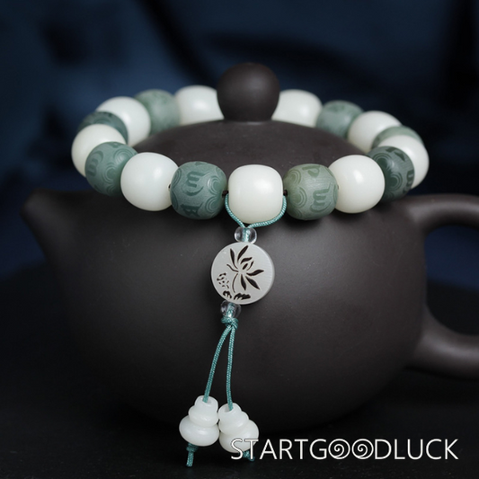 Bodhi Beads Bracelet | Six-Syllable Mantra Bracelet | Quiet Your Mind | Original Design