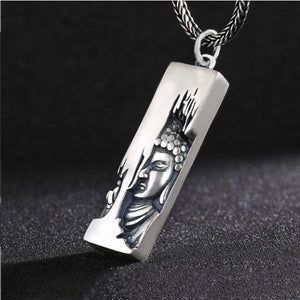 925 Silver Buddha Peace and Tranquility Necklace 
