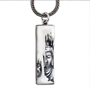 925 Silver Buddha Peace and Tranquility Necklace 