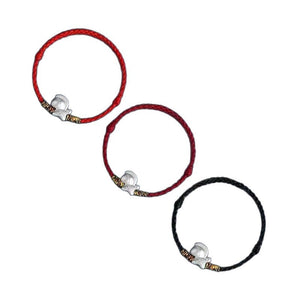 999 Sterling Silver Horse Red String Peace and Tranquility Bracelet