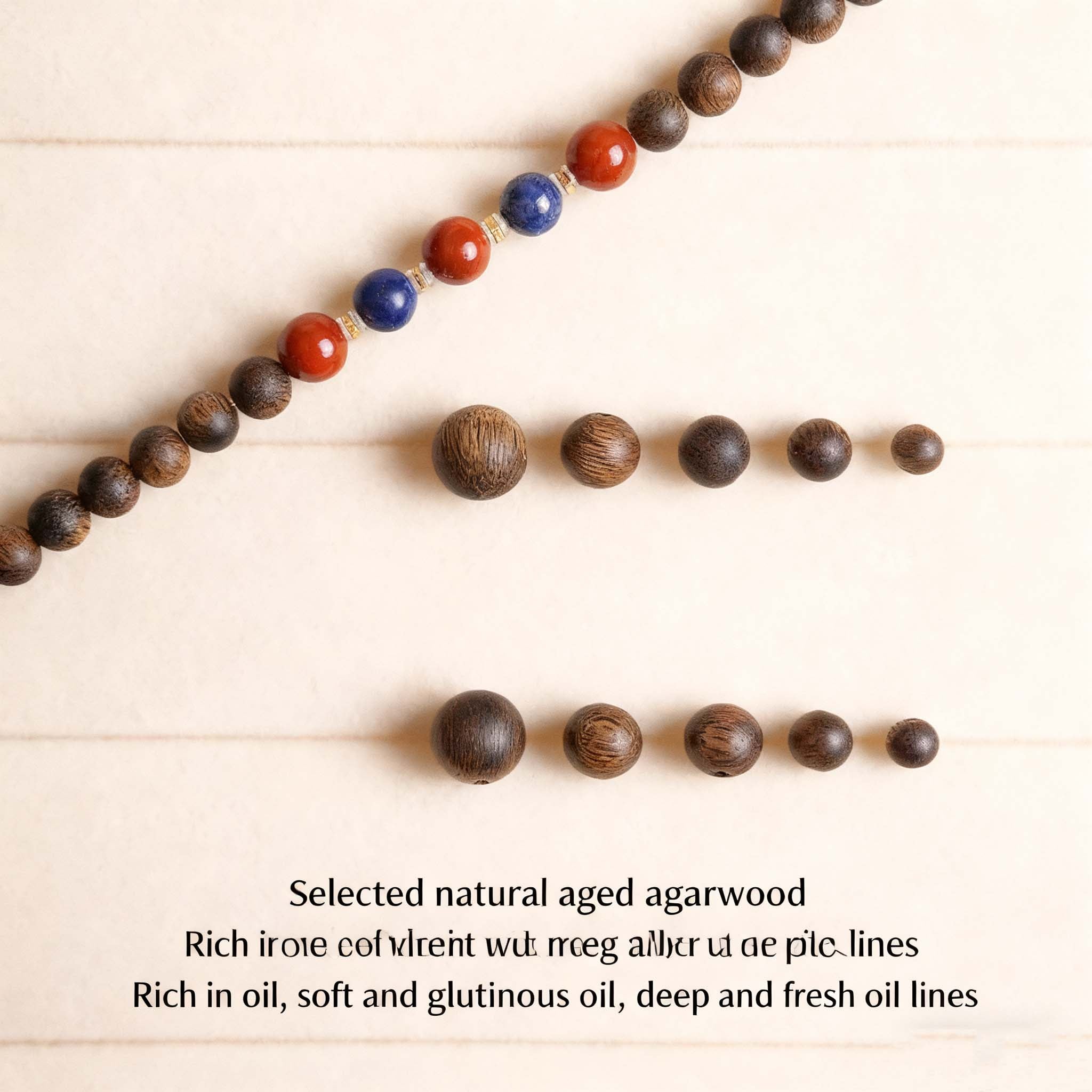 Agarwood Bead |Buddhist Single Gaharu bead