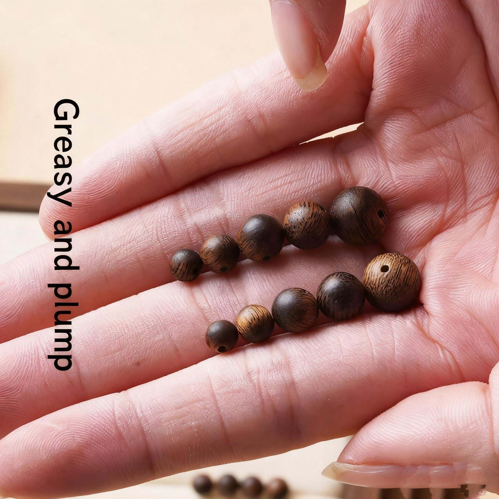 Agarwood Bead |Buddhist Single Gaharu bead