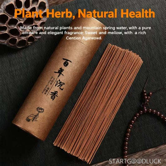 Agarwood Incense Sticks - Natual Plant & Spring Water Crafted Mindfulness Gift