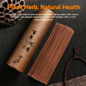 Agarwood Incense Sticks - Natual Plant & Spring Water Crafted Mindfulness Gift
