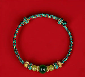 Agate beads Bracelet hand-woven natural agate couple's bracelet