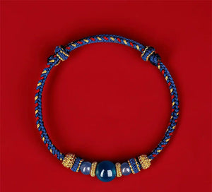 Agate beads Bracelet hand-woven natural agate couple's bracelet