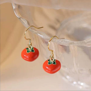 Beautiful Persimmon Earrings | Bring Good Luck Accessories