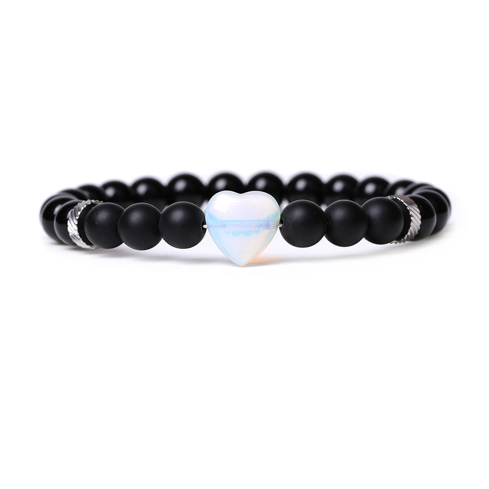 Black Obsidian Natural Stone Love Courage and Strength Bracelet
