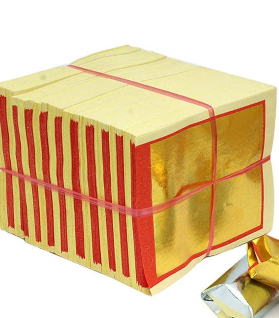 Bless Chinese Joss Paper - Gold & Silver Foil