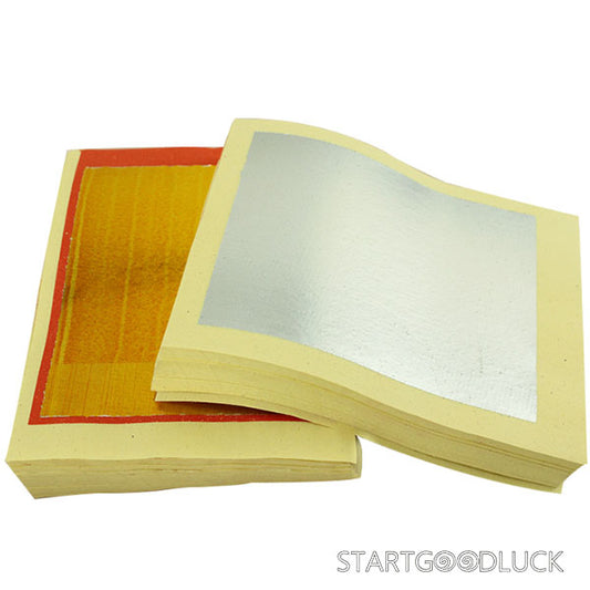 Bless Chinese Joss Paper - Gold & Silver Foil - StartGoodLuck