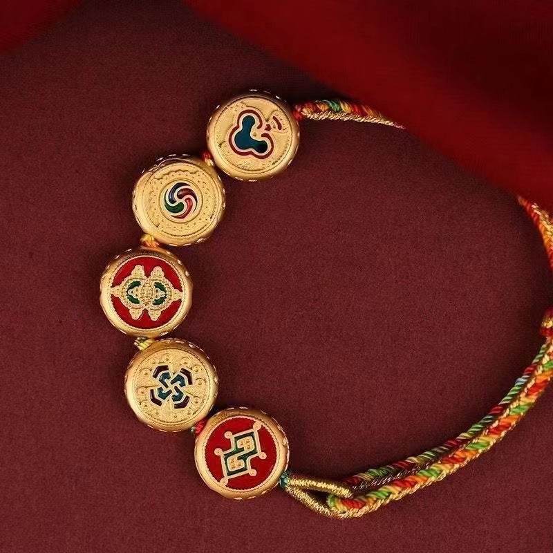 Bracelet Amulet with Thangka Charm – StartGoodLuck