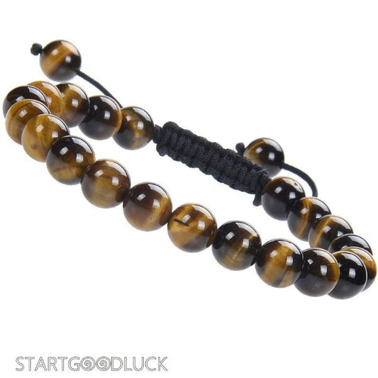 Buddha Beads Bracelet -  Agate beads for Mindfulness | Adjustable bracelet