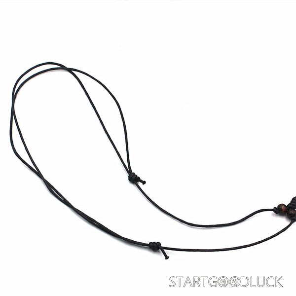 Buddhist Necklace: Handcrafted OM Necklace (Calms Mind, Connects Spirit) - StartGoodLuck