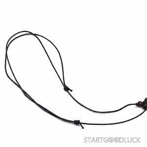 Buddhist Necklace: Handcrafted OM Necklace (Calms Mind, Connects Spirit) - StartGoodLuck