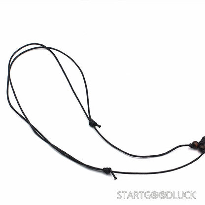 Buddhist Necklace: Handcrafted OM Necklace (Calms Mind, Connects Spirit) - StartGoodLuck