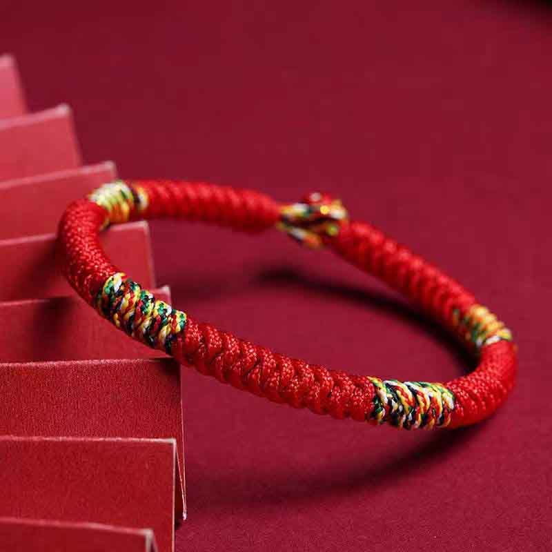 Buddhist Red String Bracelet for Zodiac Year | Protection Red String Bracelet